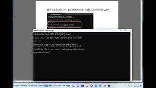 Fix Error 740  Elevated Permissions are required to run DISM on Windows 2024 updated [upl. by Strephonn]