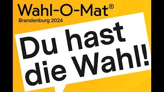 MMM Sonderfolge Der WAHLOMAT im Selbstexperiment BrandenburgWahl 2024 [upl. by Lesser]