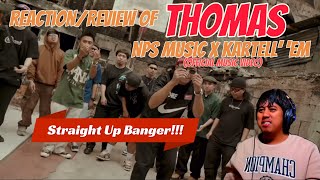 ReactionReview of Thomas  NPS Music x Kartell’em  Official Music Video [upl. by Harutak903]