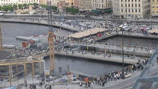 Stockholm Projekt Slussen Juni 2024 Del 48 UHD 4K [upl. by Divod]