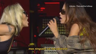 Miley Cyrus amp Anitta  Boys Don’t Cry Lollapalooza brasil 2022 legendado [upl. by Analiese]