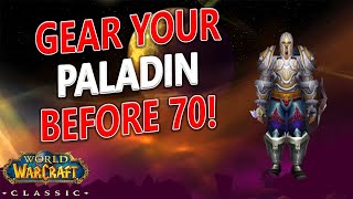 WoW Classic  How To Easily Gear Your Paladin Before 70 To Tank KarazhanHeroics [upl. by Clippard]