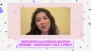 ✨ Skinceuticals  Discoloration defense ✨ minha experiência fotos antes e depois componentes [upl. by Arica]