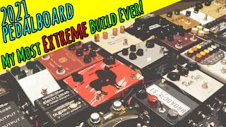 2021 Pedalboard My Most EXTREME AllAnalogBoutique Build Ever [upl. by Daph]