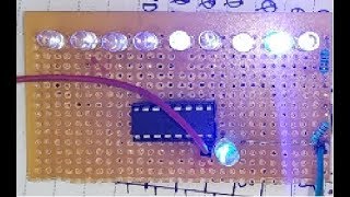 DIY Led Chaser Circuit by only 4017 IC [upl. by Dianthe]