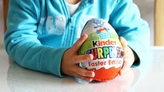 Kinder Surprise Easter Edition Big Egg  BIG Surprise​​​ [upl. by Kelly31]