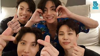 ENG SUB BTS VLIVE  V JIMIN JHOPE amp JUNGKOOK VLIVE 20220416 [upl. by Yssep]