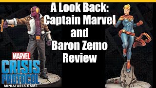 Baron Zemo and Captain Marvel Retro Review Marvel Crisis Protocol [upl. by Tsepmet]