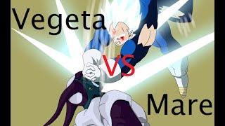 Vegeta Vs Mare DragonBallAnime War Fan Animation [upl. by Aitas789]