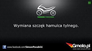 Wymiana szczęk hamulcowych Simson S51 [upl. by Aicyle]