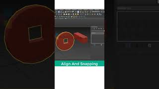 Align tool in 3dsmax  Snap toggle in 3dsmax shorts 3dsmax [upl. by Katharina562]