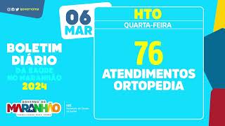 Boletim de atendimentos do HTO 0603 [upl. by Ettenoitna]