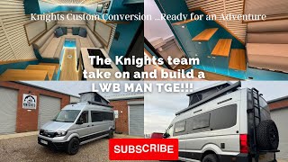 VAN TOUR… Off Grid MAN TGE Crafter LWB conversion go anywhere in this stunning KNIGHTS Camper [upl. by Eydnarb780]