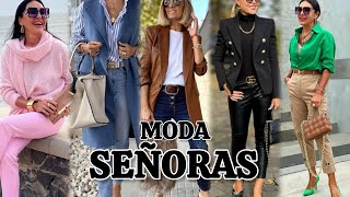 MODA y TENDENCIAS OTOÑO INVIERNO LOOKS PARA MUJERES GUAPAS 202425 [upl. by Iilek]