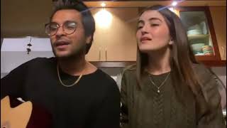 Asim azhar singing song with Meruub asimazhar [upl. by Gnut]