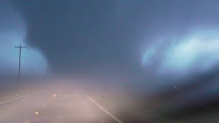 CLOSE RANGE WEDGE TORNADO  Rolling Fork Direct Hit 4K [upl. by Artimas919]