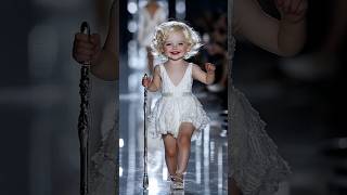 The Epitome of Baby Style on the Runway KidsFashion RunwayShow AIArt YouTubeShorts베이비패션쇼 [upl. by Fenner]