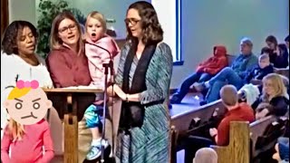 New Video of Summer Wells at church on Jan 9th 2021Candus Bly sleeping at church [upl. by Bradney418]