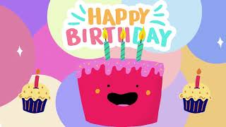 Upbeat Happy  Remix Happy Birthday Sing Along with Lyrics  Happy Birthday [upl. by Powe]