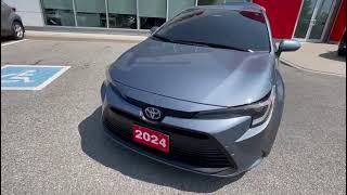 2024 Toyota Corolla Hybrid LE in Celestite [upl. by Assir]