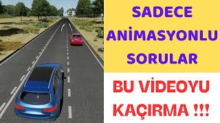 YENİ ANİMASYONLU EHLİYET SINAV SORULARI  EHLİYET ANİMASYONLU SORULAR animasyonluehliyetsoruları [upl. by Schuster]