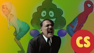 Hitler Reacts to Frozen Elsa and Spiderman  Elsagate CS Mini [upl. by Jessi]