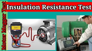 How to test motor using MEGGER meter  Winding resistance and insulation test [upl. by Fennell]