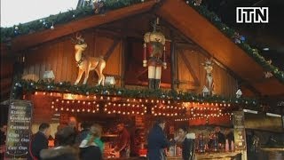 German Christmas markets gaining popularity in Europe [upl. by Dennard]