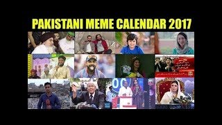 Pakistan Meme Calendar 2017  PakiXah [upl. by Iorgos240]