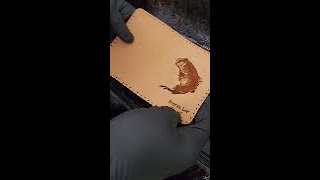 Laser Engraved Leather [upl. by Hazmah]