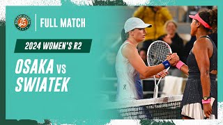 Swiatek vs Osaka 2024 Womens round 2 Full Match  RolandGarros [upl. by Riada463]