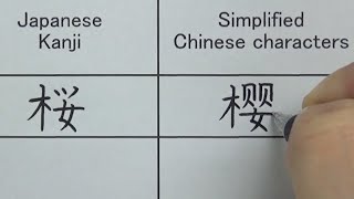 How to write Japanese Kanji simplified and traditional Chinese characters  Neat Handwriting [upl. by Bartlett]