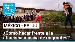 El camino de los migrantes en la frontera entre México y Estados Unidos [upl. by Wivinia725]