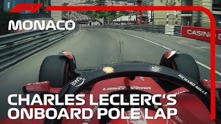 Charles Leclercs Pole Lap  2022 Monaco Grand Prix  Pirelli [upl. by Ailic]