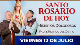 Santo Rosario de Hoy  Viernes 12 de Julio  Misterios Dolorosos rosario santorosario [upl. by Ahsienaj607]