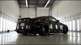 BLACKED OUT Rocketbunny 350z  ClearFx by RestorFX [upl. by Kreit974]