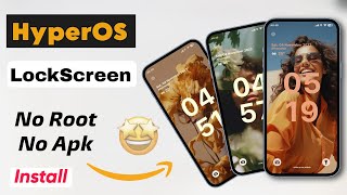 Xiaomi HyperOS Install Now  Create Amazing Animated Lock Screen From HyperOS  HyperOS Lock Screen [upl. by Giles]