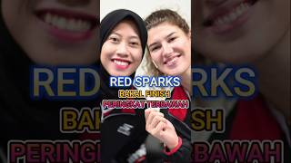 RED SPARKS Kemungkinan Finish Peringkat Terbawah shorts megawati redsparks megawatihangestri [upl. by Elleirb]