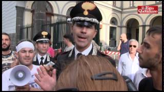 Bifolco Comandante Carabinieri Mi tolgo il cappello ma No ai muro contro muro [upl. by Assirrak]