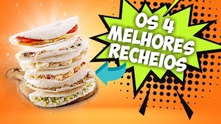 4 RECEITAS DE TAPIOCA INCRÍVEIS  Super Fácil e Saudável [upl. by Solrak]