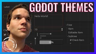 How to Build Beautiful GODOT UI Using THEME Files [upl. by Ardnad972]