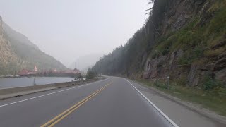 Sicamous British Columbia Canada to Revelstoke City Highway Drive Lots of Nature [upl. by Onfre]