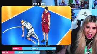 Mariana Alpha  KISE VS SHOGO COPIADOR VS COPIADOR  Kuroko no Basket 3° Temp EP 2 REACT [upl. by Wilmer]