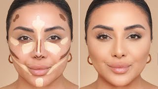 How To Contour Your Face For Beginners 2024  Nina Ubhi [upl. by Anawik]