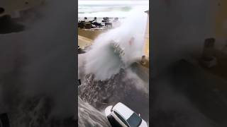 Marina di Pisas in Italy Massive Wave Crash Natures Unstoppable Power Revealed [upl. by Karlik324]