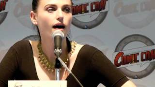 Comic Con France 2011  Merlin  Katie McGrath on evil Morgana [upl. by Franciscka]