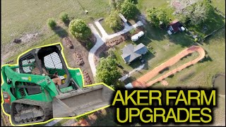 Aker Farm Up Grades Road build for RV Campers JEREMYSMITHBMX [upl. by Anayia]