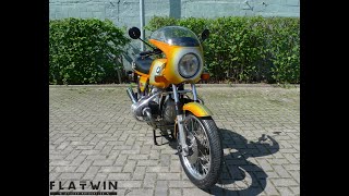 Présentation BMW R90S Orange Daytona  flatwinmotos [upl. by Etnauj]