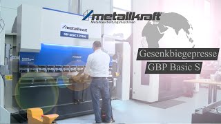 Metallkraft Gesenkbiegepresse GBP Basic S [upl. by Herahab]