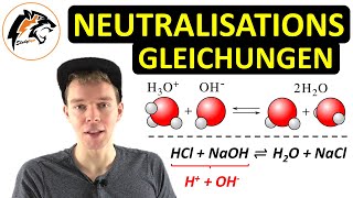 Neutralisationsgleichungen aufstellen  Säuren Basen amp pHWert [upl. by Ashlin]